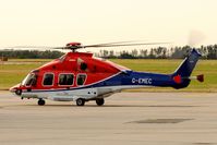 G-EMEC @ EGSH - Leaving Norwich for 'offshore'. - by keithnewsome