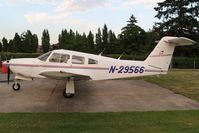 N29566 @ EGLD - Owned by Southern Aircraft Consultancy Inc Trustee. With thanks to Denham Control Tower. Just filled up with Avgas. Note the dash in the registration. Sold to International Air Services Inc in June 2010. - by Glyn Charles Jones