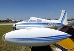 N5272G @ KLAL - Cessna L-27A/U-3A 'Blue Canoe' (310A) at 2018 Sun 'n Fun, Lakeland FL