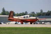 N6710U @ KOSH - Mooney M20C - by Mark Pasqualino