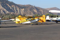 N2599Z @ SZP - 1977 Bellanca 8KCAB DECATHLON, Lycoming AEIO-360 180 Hp, on Transient Ramp - by Doug Robertson