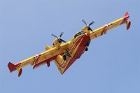 F-ZBFY @ LFML - Canadair CL-415, Short approach Rwy 32R, Marseille-Provence Airport (LFML-MRS) - by Yves-Q