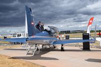 OE-VGE @ EGLF - On static display at FIA 2018.
