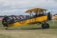 N6085 @ KOSH - Taxiing out of the vintage park at AirVenture 2018 - by alanh