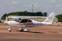 G-RFCB @ EGVA - Tecnam P2008JC G-RFCB RAF Flying Clubs Assn Fairford 11/7/18 - by Grahame Wills