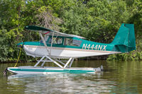 N444NX @ 96WI - Moored at the seaplane base, AirVenture 2018 - by alanh