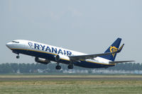 EI-GJX @ EHAM - Ryanair Boeing 737-8AS taking off from Schiphol airport, the Netherlands - by Van Propeller