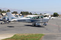 N66168 @ SZP - 1983 Cessna 172P SKYHAWK, Lycoming O-320-D2J 160 Hp, taxi to Rwy 22 - by Doug Robertson