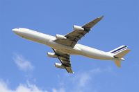 F-GLZH @ LFPG - Airbus A340-312, Take off rwy 27L, Roissy Charles De Gaulle airport (LFPG-CDG) - by Yves-Q