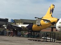 G-ZBAP @ EGDX - end of life, sorry photo taken on phone - by Vinny Halls