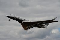 VP-BCT @ EGLF - Departing Farnborough.