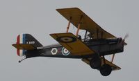 G-BDWJ @ EGLF - Validating as part of The Great Warbirds Display Team for FIA 2018. - by kenvidkid