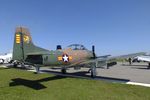 N4168E @ KLAL - North American T-28C Trojan at 2018 Sun 'n Fun, Lakeland FL - by Ingo Warnecke