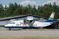 OY-PBW @ EKVJ - BenAir Short 360-300 parked at Stauning airport, Denmark. It was last used for cargo flights. - by Van Propeller