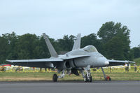 HN-428 @ EKYT - Finnish Air Force McDonnell Douglas F-18C Hornet at Aalborg air show 2018, Denmark - by Van Propeller