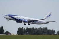 N737M @ EGSH - Departing from Norwich. - by Graham Reeve