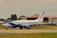 N737M @ EGSH - Leaving Norwich. - by keithnewsome
