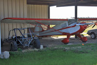 N96823 @ K32 - At her home airfield of Riverside, Wichita, KS before the airport was closed for development - by rosedale