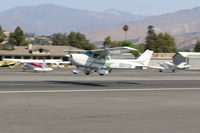 N97172 @ SZP - 1984 Cessna 172P SKYHAWK, Lycoming O-320-D2J 160 Hp, takeoff climb Rwy 22 - by Doug Robertson