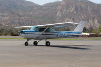 N704JH @ SZP - 1976 Cessna 150M, Continental O-200 100 Hp, taxi back - by Doug Robertson