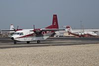 N107BH @ KBOI - Taxiing from the NIFC ramp. 1979 CASA C-212-CC c/n 165. - by Gerald Howard