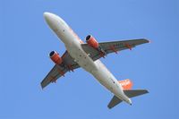 G-EZTT @ LFPG - Airbus A320-214, Take off rwy 27L, Roissy Charles De Gaulle airport (LFPG-CDG) - by Yves-Q