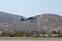 N5035N @ SZP - 1978 Bellanca 8KCAB DECATHLON, Lycoming AEIO-360 180 Hp, takeoff climb Rwy 22 - by Doug Robertson