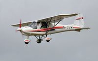 G-CGWA @ EGFH - Resident Ikaris C.42 aircraft finals Runway 28. - by Roger Winser