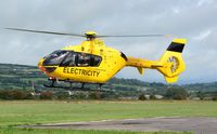 G-WPDD @ EGFP - Visiting helicopter operated by WPD Helicopter Unit. - by Roger Winser