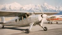 N4198D @ JAC - This had to be around spring of 1972.
N4198D crash landed and nosed over the previous year. 
My dad bought it from the insurance company and we completely restored it in one winter.
This photo was either just before or after the FAA cleared her to fly. - by James Chouteau
