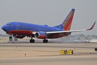 N222WN @ KBOI - Landing RWY 10L. - by Gerald Howard