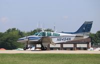 N8494N @ KOSH - Beech B55 - by Mark Pasqualino