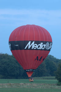 PH-MMN @ N.A. - Cameron Z-160 balloon landing in a meadow near the village of Beuningen in the Netherlands. Twente Ballooning 2018 - by Van Propeller
