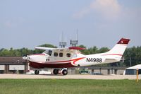 N4988 @ KOSH - Cessna P210N - by Mark Pasqualino
