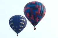 PH-GRT @ N.A. - Kubicek BB30Z balloon (front) during Twente Ballooning 2017 at Oldenzaal, the Netherlands. Cameron A-180 PH-MIM behind it. - by Van Propeller