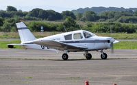 G-EEKY @ EGFH - Visiting Cherokee operated by Horizon Flight Training. - by Roger Winser