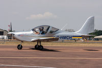 G-HMCH @ EGVA - EV-97 Eurostar SL G-HMCH RAF Halton Microlight Club Fairford 12/7/18 - by Grahame Wills