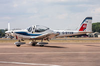 G-BYXM @ EGVA - Grob Tutor T1 G-BYXM 115 Sqd RAF, Fairford 12/7/18 - by Grahame Wills