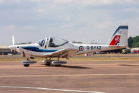 G-BYXZ @ EGVA - Grob Tutor T1 G-BYXZ 115 Sqd RAF, Fairford 12/7/18 - by Grahame Wills