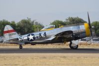 N47DM @ MAN - Landing roll out on RWY 29. - by Gerald Howard