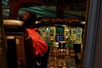 N57857 @ KSFO - Overhead panel. SFO. 2018. - by Clayton Eddy