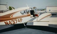 N4374P @ HWD - Hayward Airport July 1992 - by Clayton Eddy