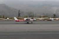 N9435U @ SZP - 1976 Cessna 150M, Continental O-200 100 Hp, takeoff roll Rwy 22 - by Doug Robertson