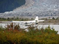 N336AK - Taking off from Taku Lodge - by David Bigelow