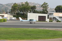 N704JH @ SZP - 1976 Cessna 150M, Continental O-200 100 Hp, taxi back - by Doug Robertson