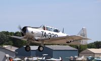N4996H @ KOSH - North American T-6G - by Mark Pasqualino