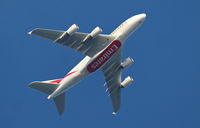 A6-EDG - Flying at 10.000 ft over Lelystad direction Schiphol Amsterdam