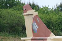 652 @ LFBD - Dassault Mirage 2000D, Tail close up view, Bordeaux-Mérignac Air Base 106 (LFBD-BOD) Open day 2017 - by Yves-Q
