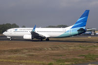 PK-GMI @ WIIJ - Taxiing out for departure. - by Arjun Sarup