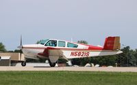N5821S @ KOSH - Beech S35